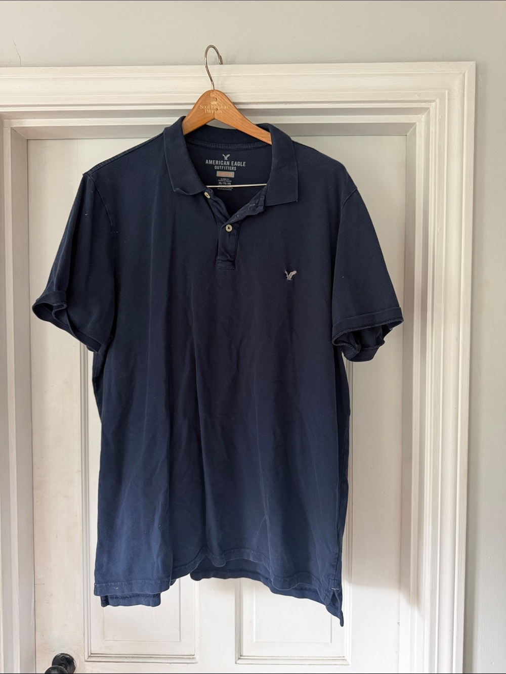 American Eagle Outfitters Dark Navy Men’s Polo Shirt